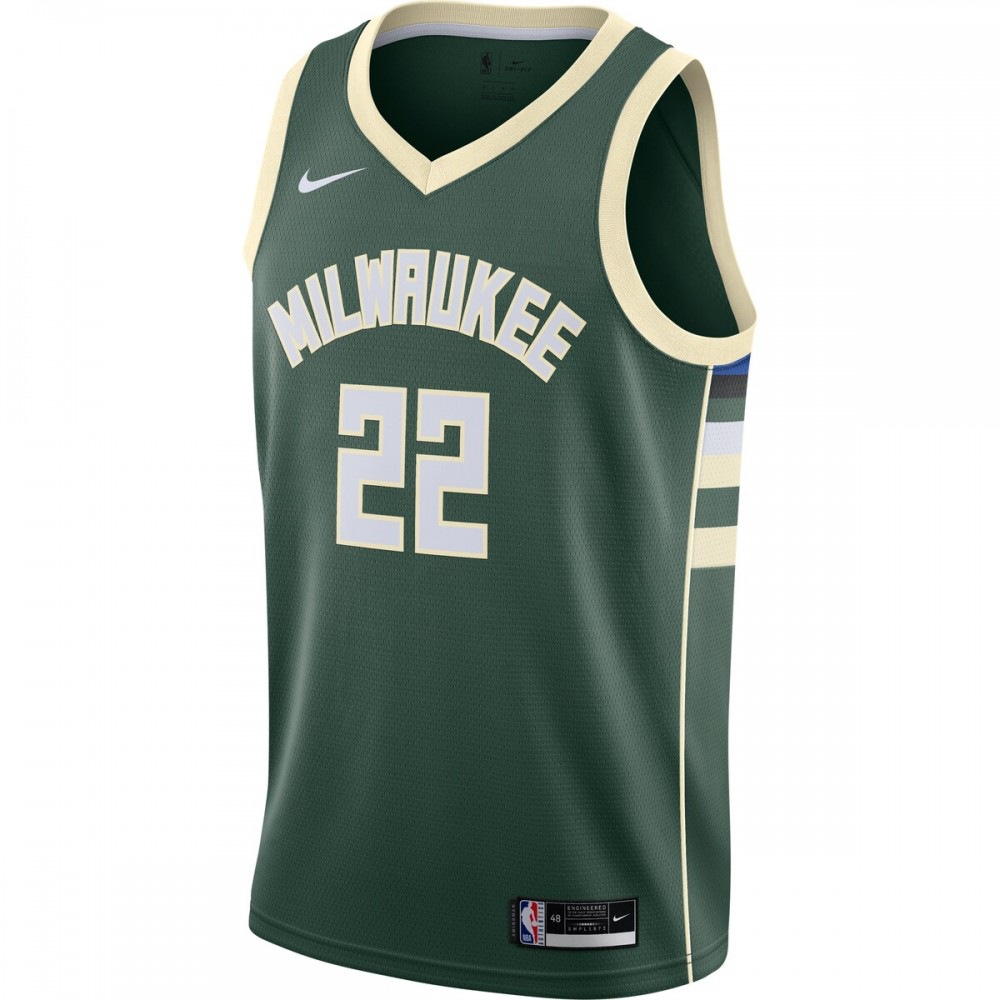 Khris Middleton Milwaukee Bucks 2020/21 Swingman Jersey Hunter Green - Icon Edition-Pro Kit Vault | Brand New 26/27 Sports Jerseys